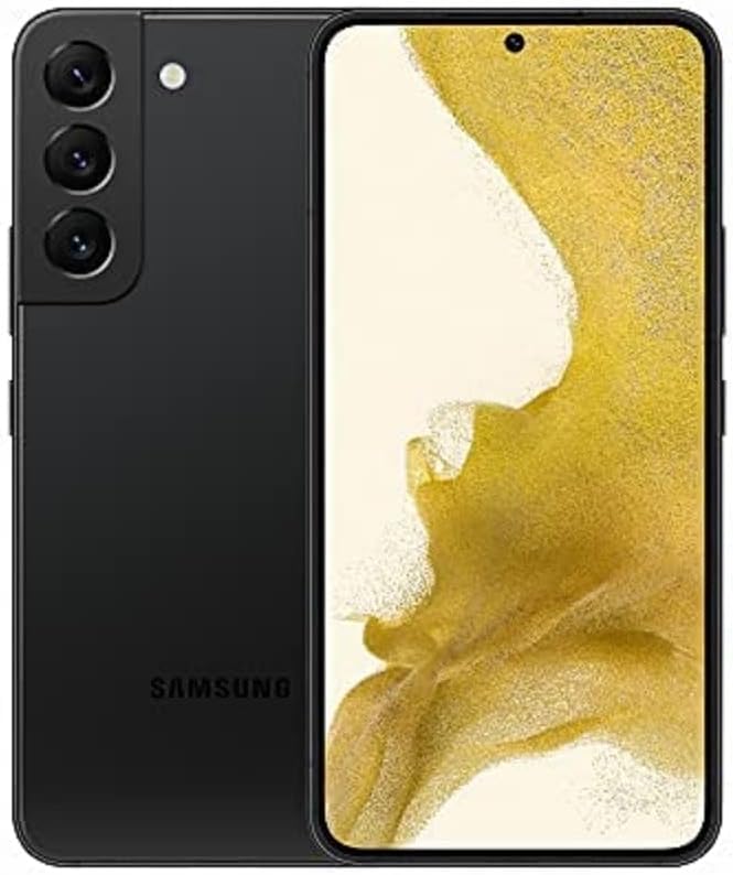 Samsung Galaxy S22 (5G) 128GB Unlocked - Phantom Black (Renewed)